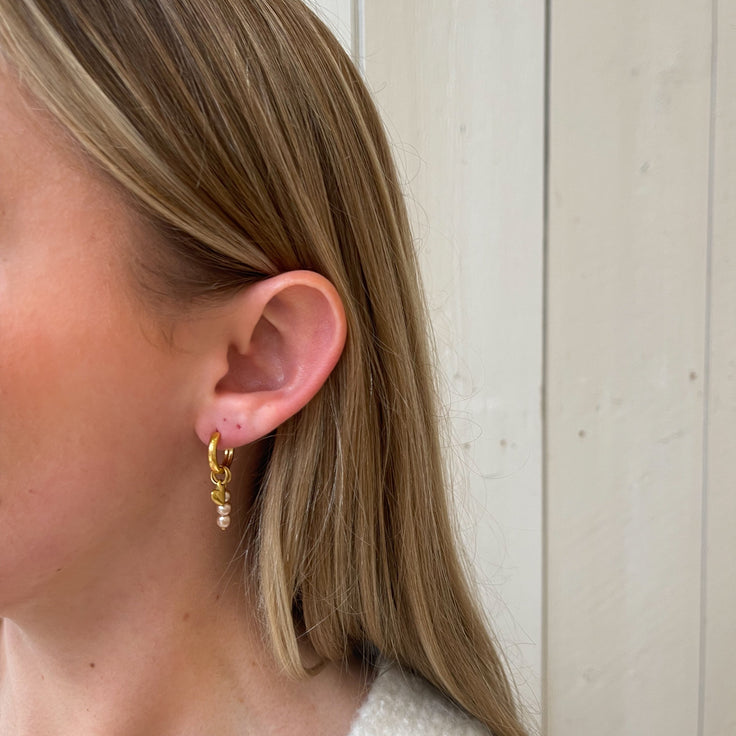 DYO Triple Taupe Brown Glass Pearls