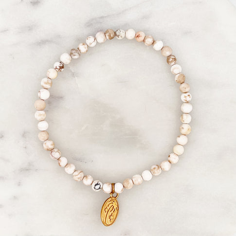 Magnesite Bracelet Palm Amulet