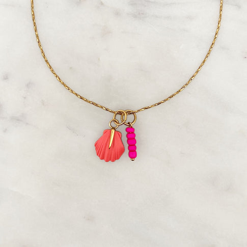 Necklace Blush Scallop