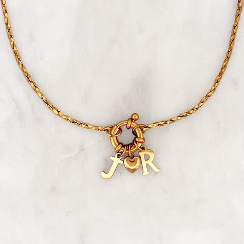 Necklace Forever Love Initials