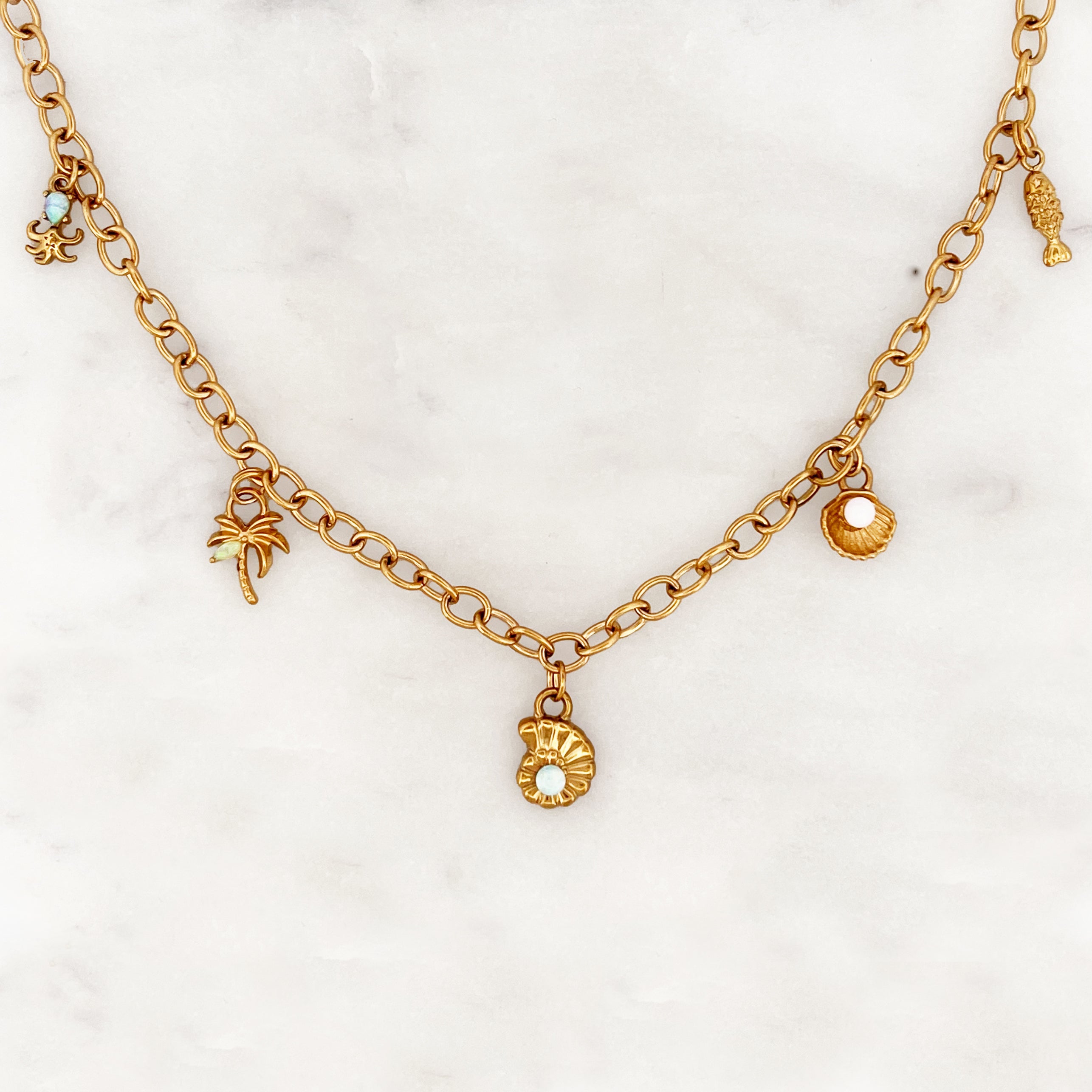 Collier à breloques Trésors de la mer