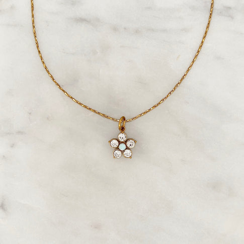 Necklace Shiny Flower