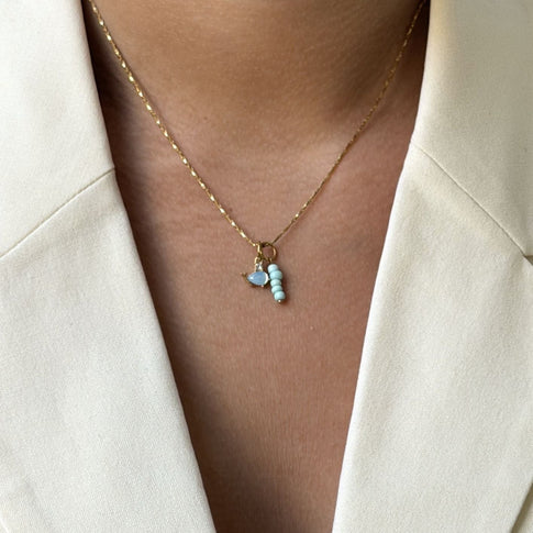Necklace Whale Beads