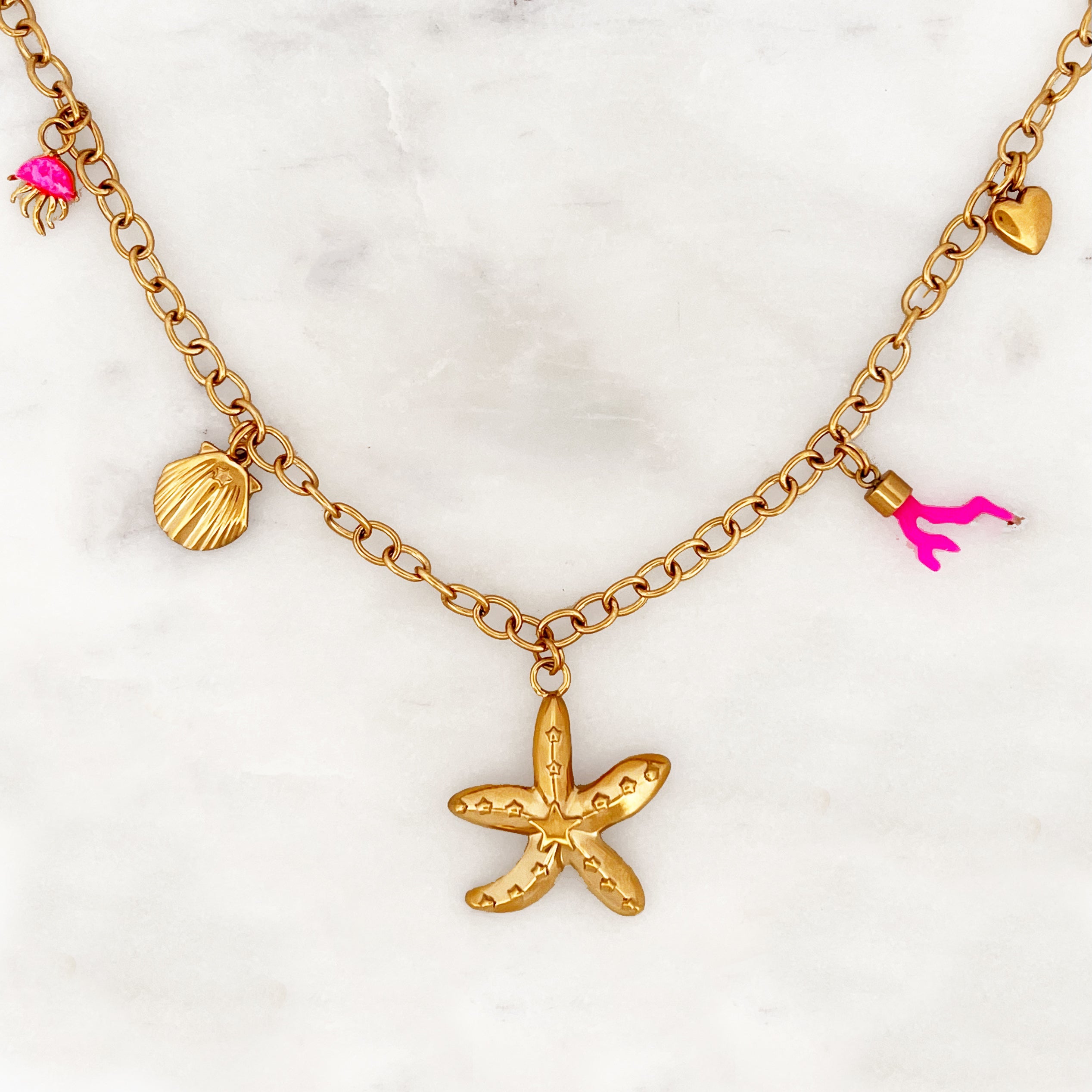 Charm Necklace Starfish
