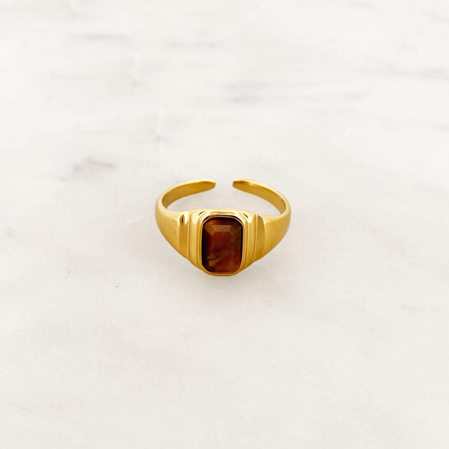 Ring Tiger's Eye