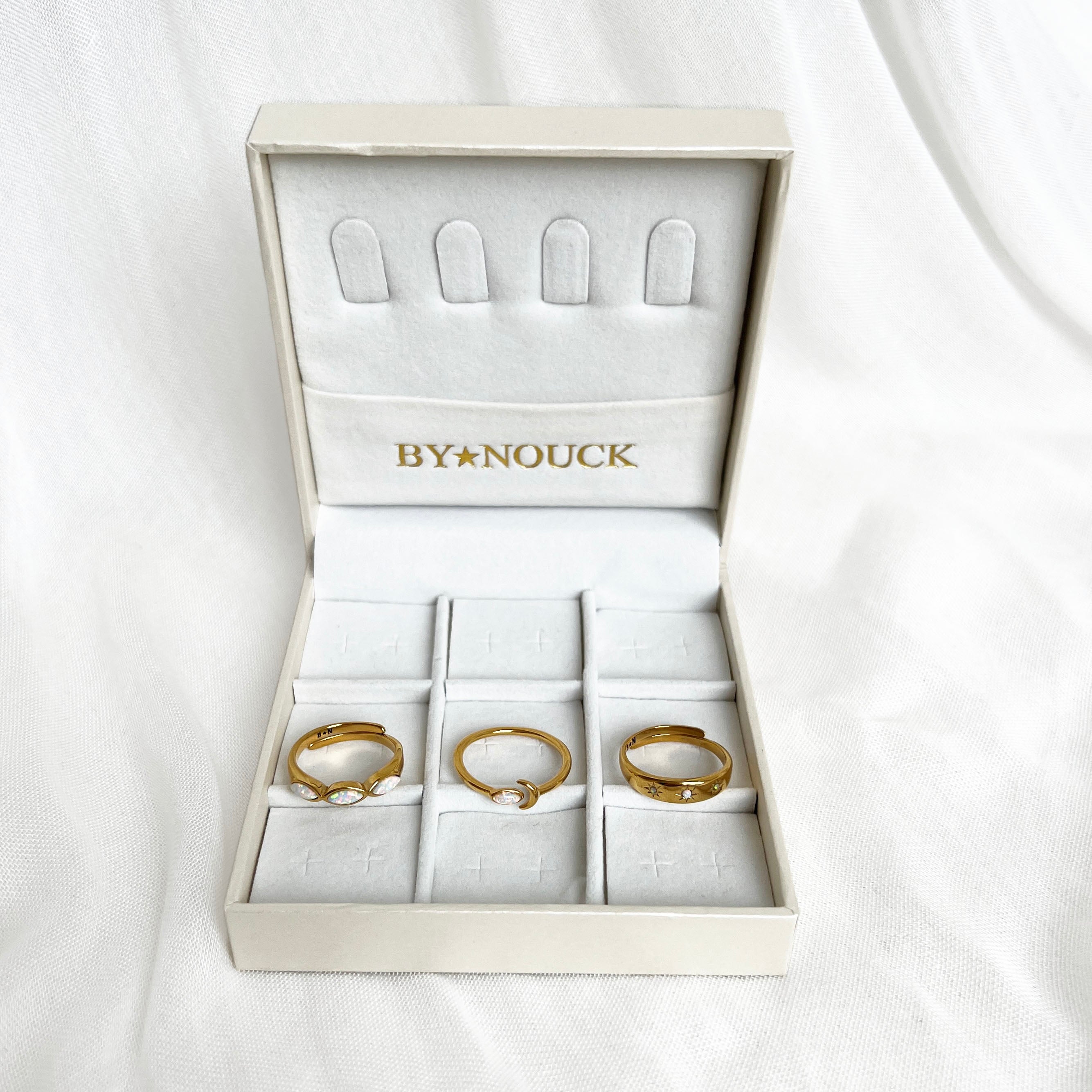 Définir des anneaux d'opale