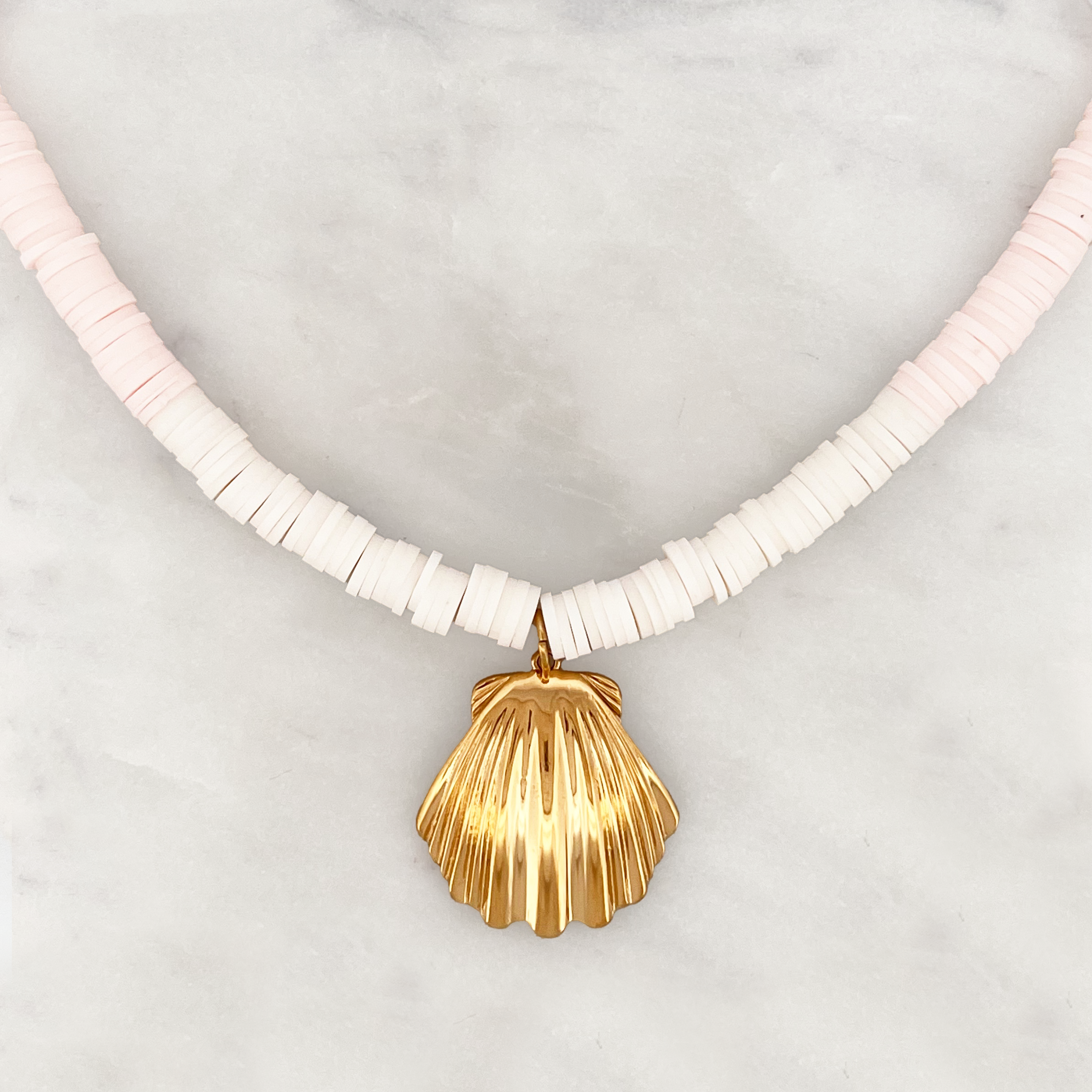 Surf Necklace Big Scallop