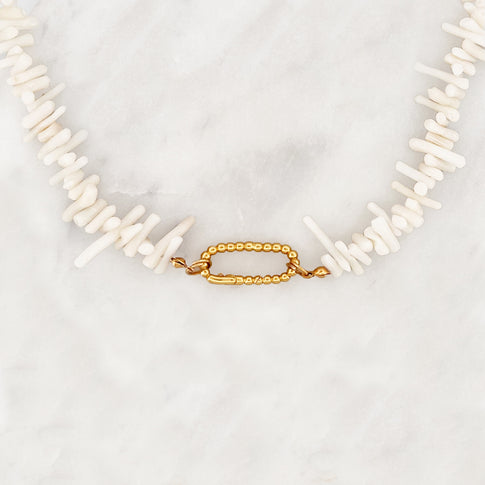 Base White Coral Choker