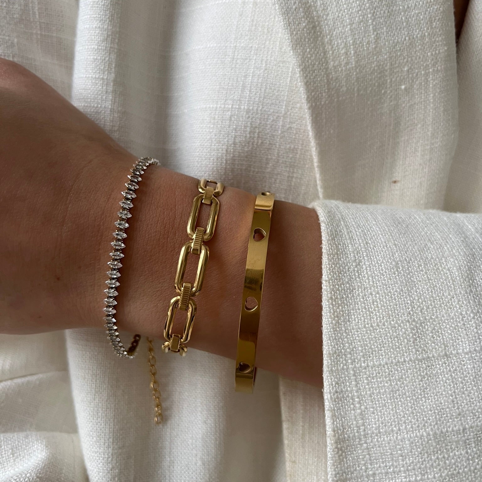 Bangle Love Hearts - ByNouck Jewelry