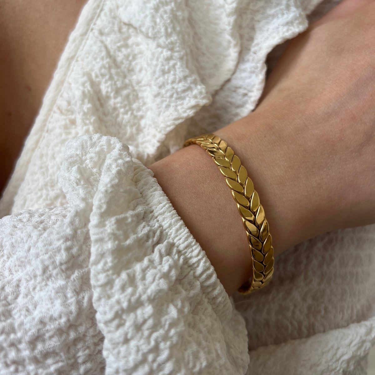 Braided Bangle - ByNouck Jewelry