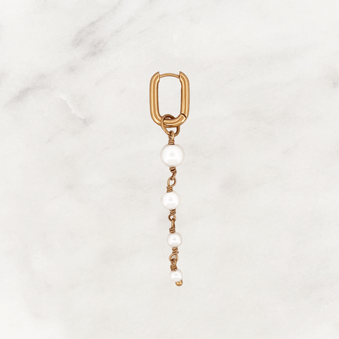 Buxon Hoop Pearl Drops - ByNouck Jewelry