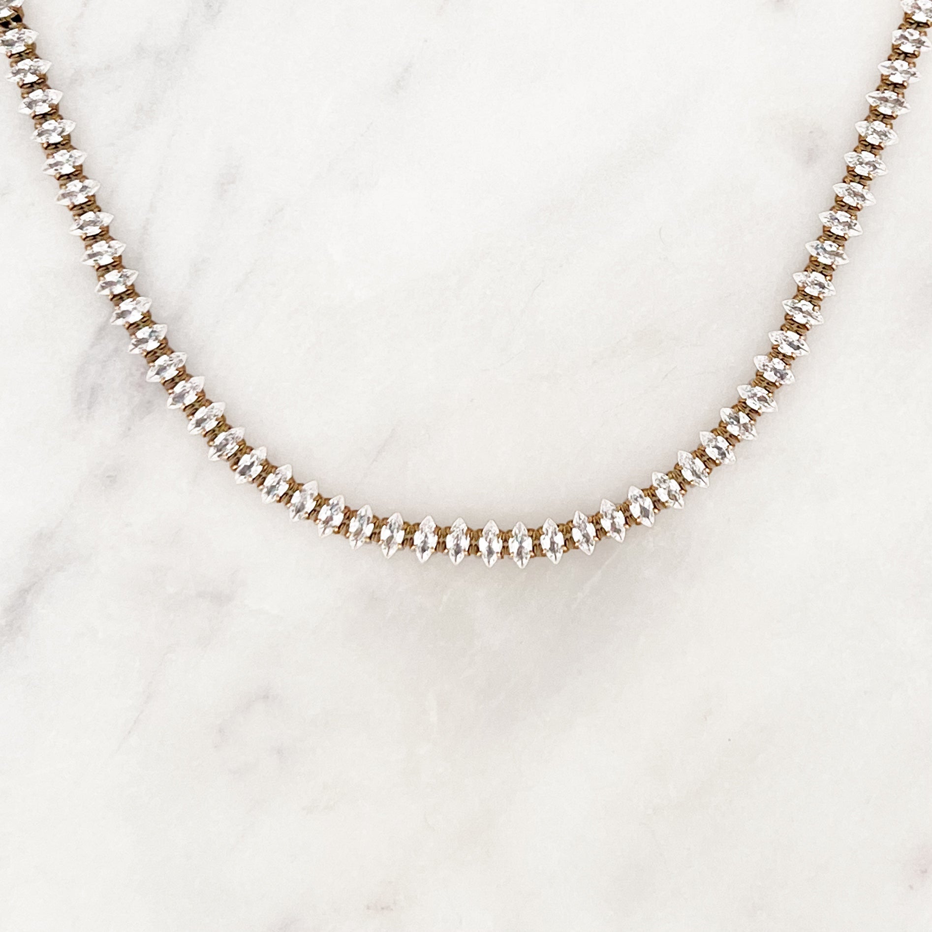 Choker Clear Rhinestones - ByNouck Jewelry