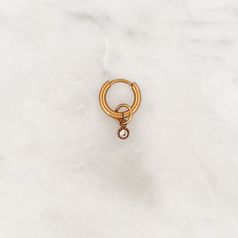 Classic Huggie Shiny Drop - ByNouck Jewelry