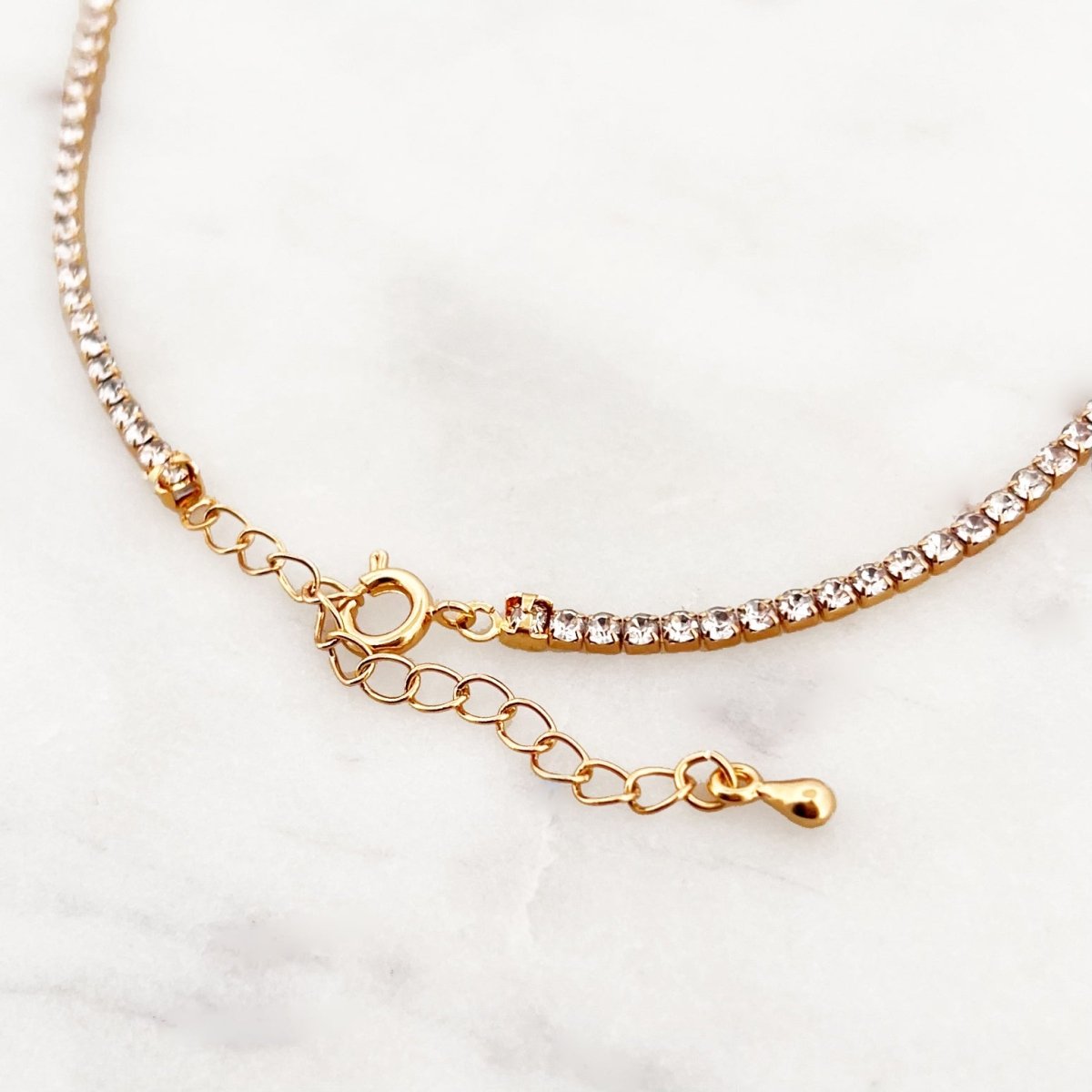 Clear Rhinestone Choker - ByNouck Jewelry