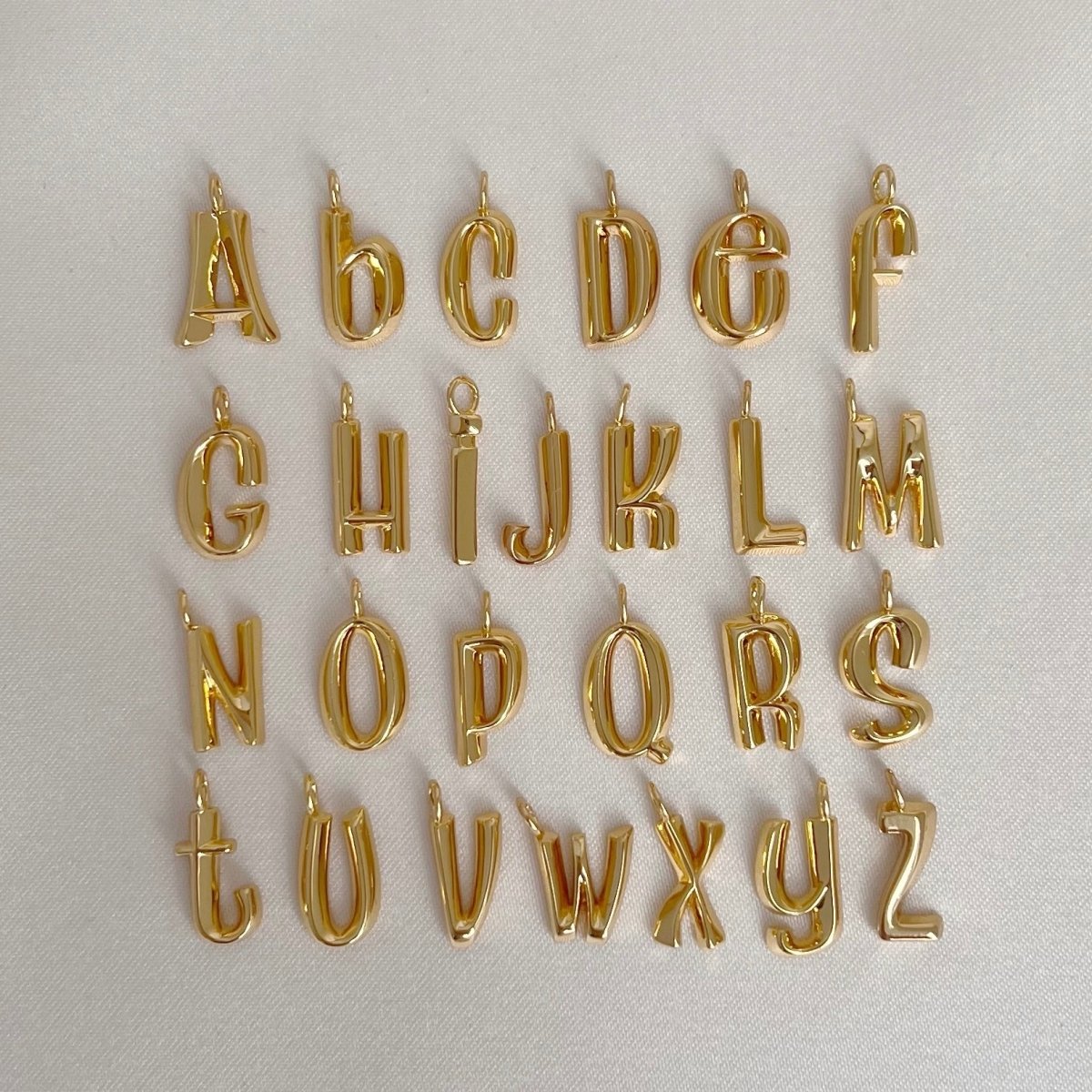 DYO Bamboo Initial - ByNouck Jewelry