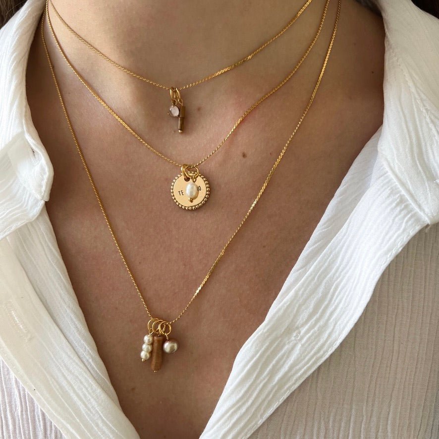 DYO Engrave Mini Dot Coin - ByNouck Jewelry