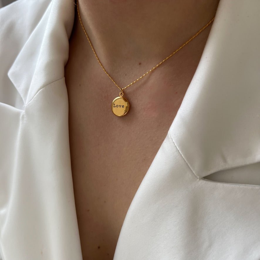 DYO Engrave Round Medallion - ByNouck Jewelry