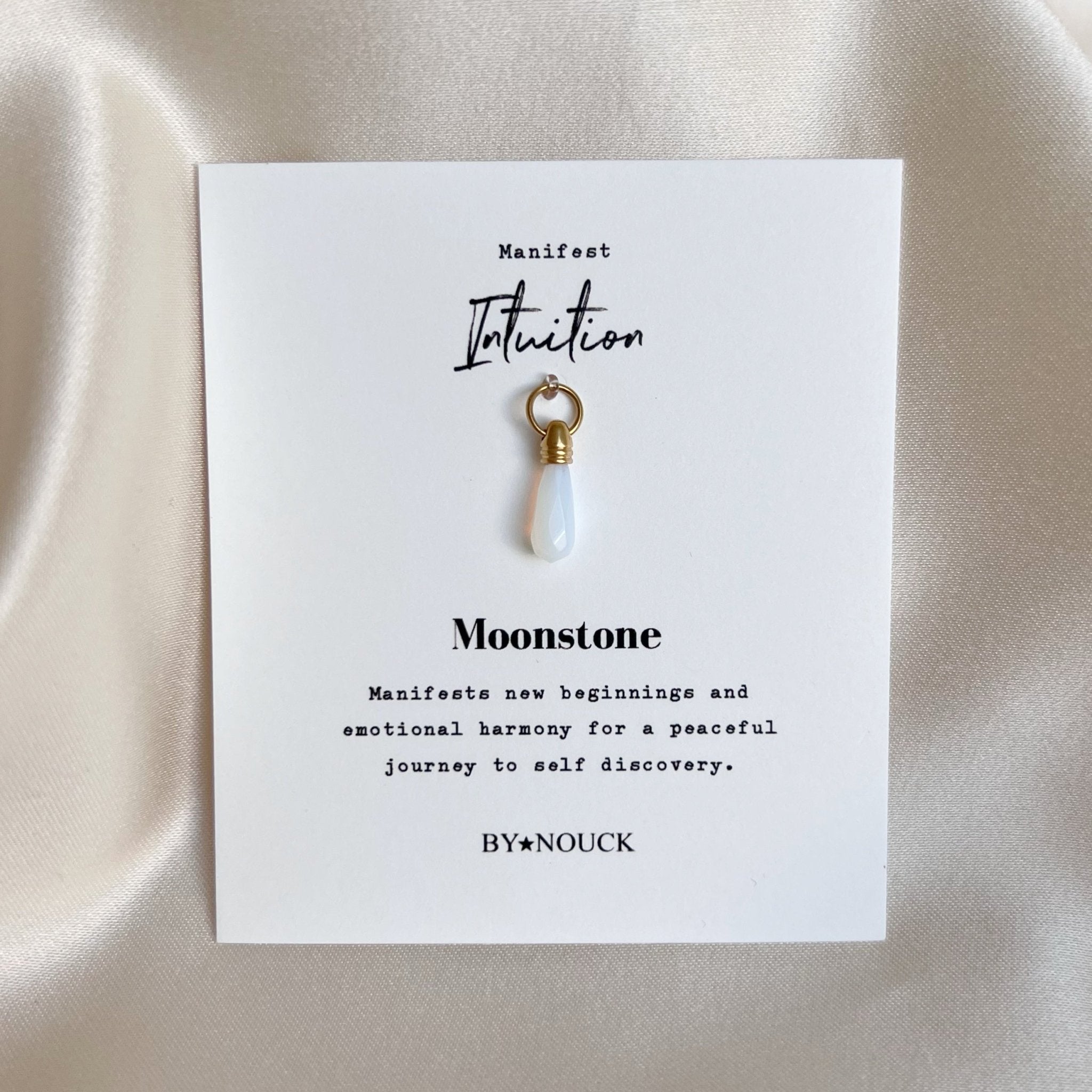 DYO Manifest Stone Moonstone - ByNouck Jewelry