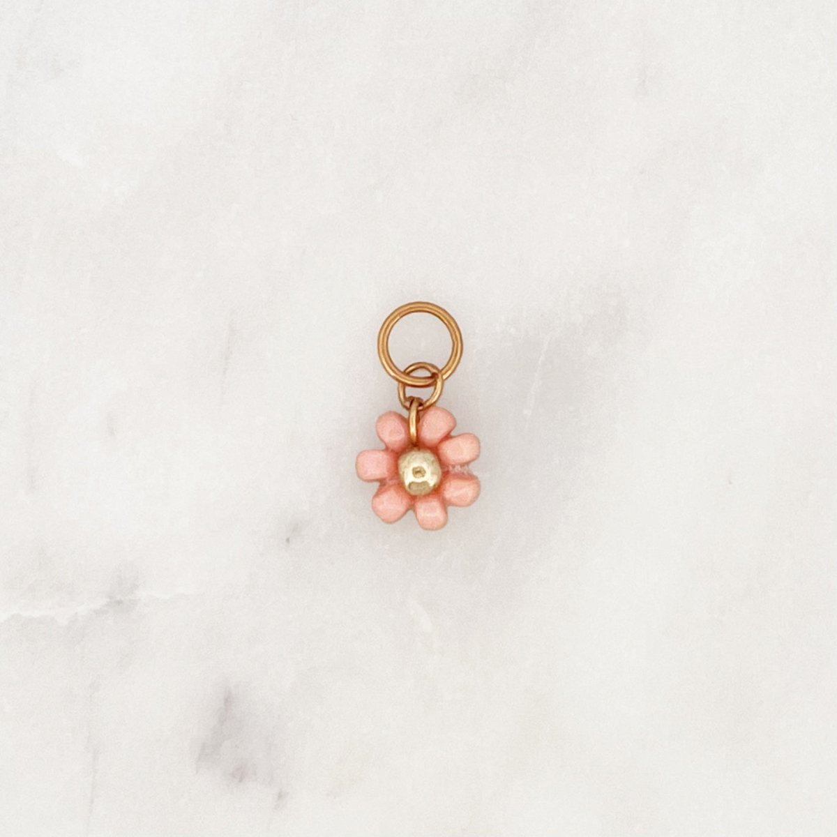 DYO Peach Beads Flower - ByNouck Jewelry