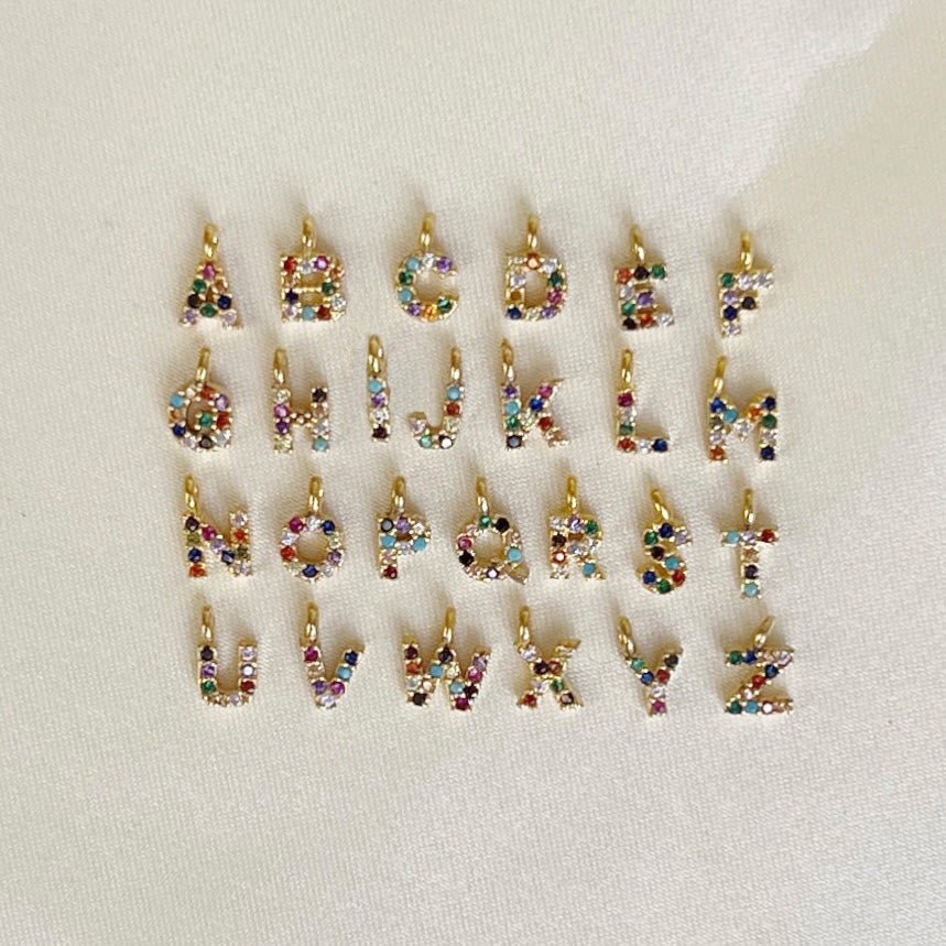 DYO Rainbow Initial - ByNouck Jewelry