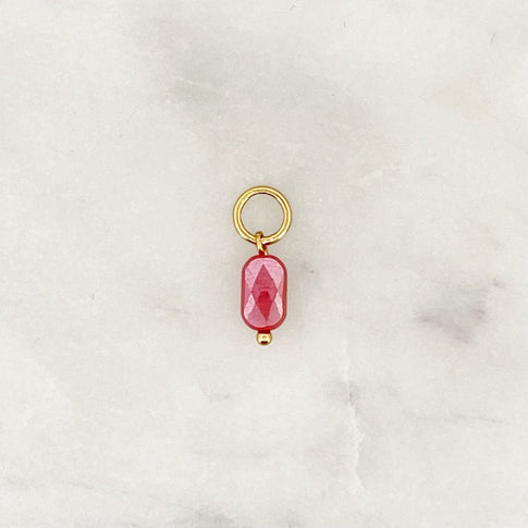 DYO Red Facet Bead - ByNouck Jewelry