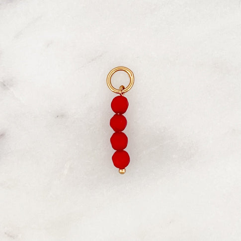 DYO Red Velvet Beads - ByNouck Jewelry