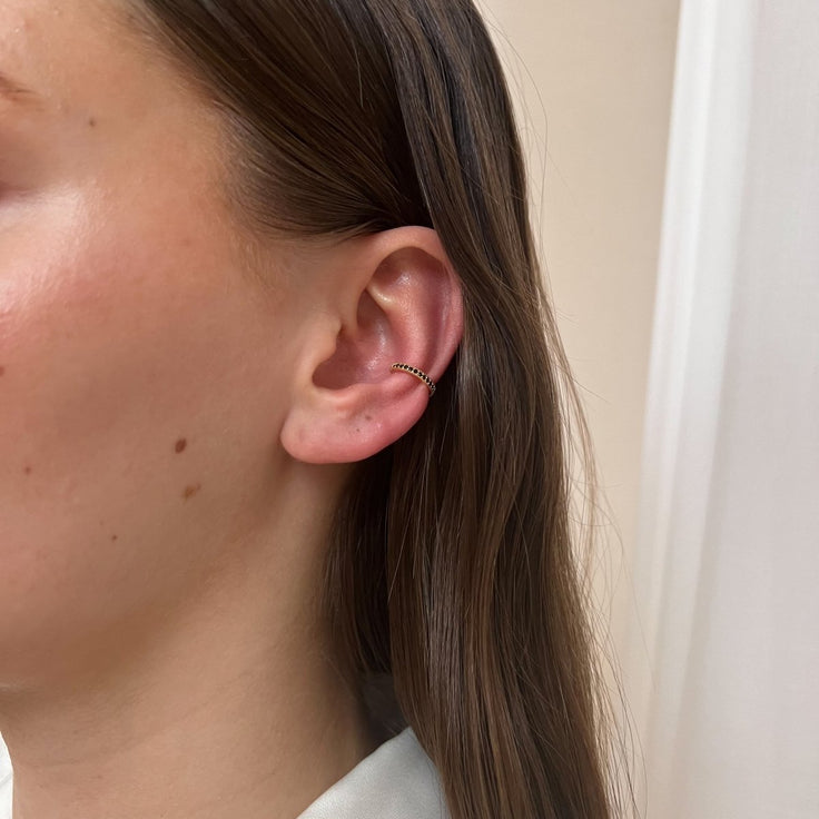 Ear Cuff Onyx - ByNouck Jewelry