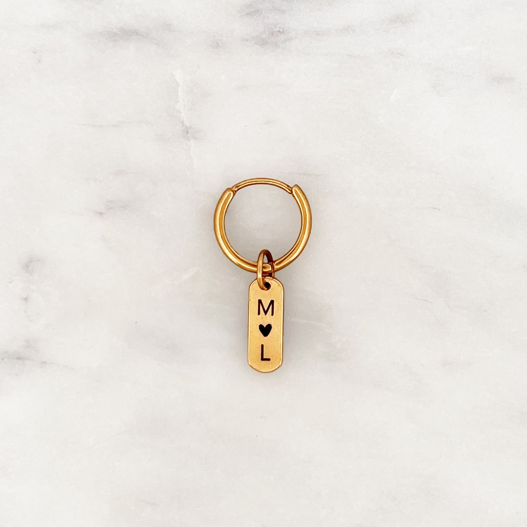 Earring Engrave Tag Small - ByNouck Jewelry