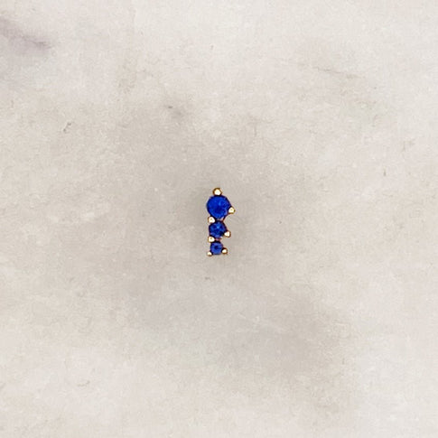 Earstud Blue Dots - ByNouck Jewelry