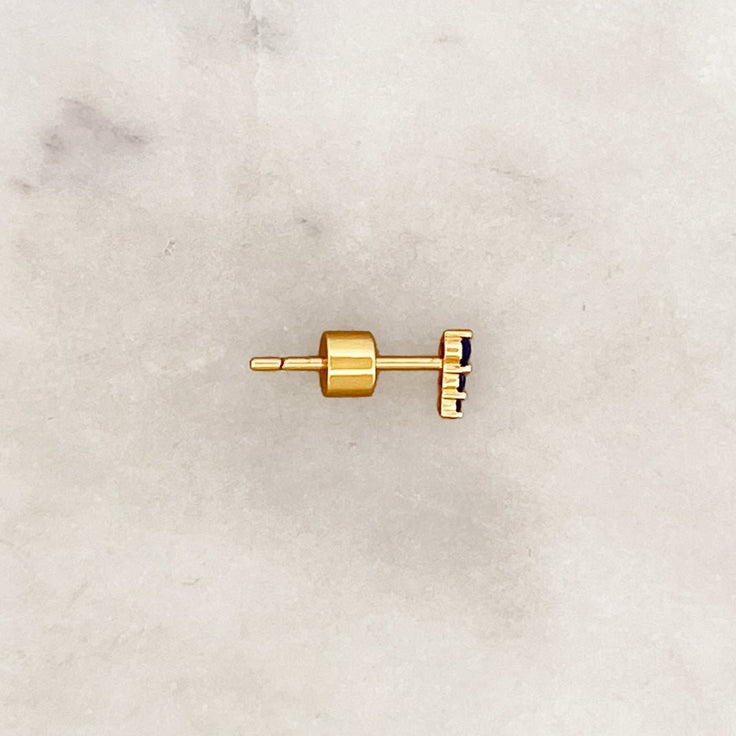 Earstud Blue Dots - ByNouck Jewelry