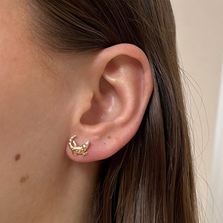 Earstud Crocodile - ByNouck Jewelry