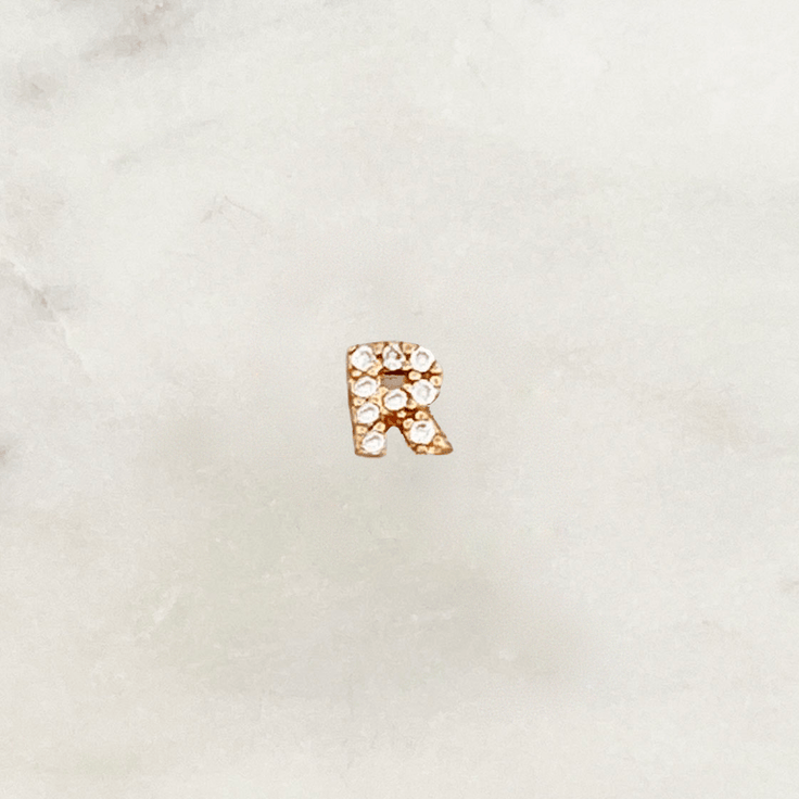 Earstud Initial - ByNouck Jewelry