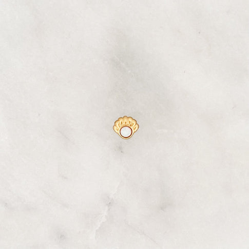 Earstud Opal Shell - ByNouck Jewelry