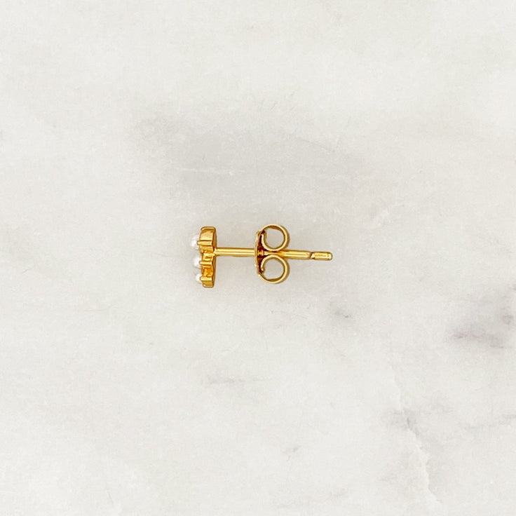 Earstud Pearl Dots - ByNouck Jewelry