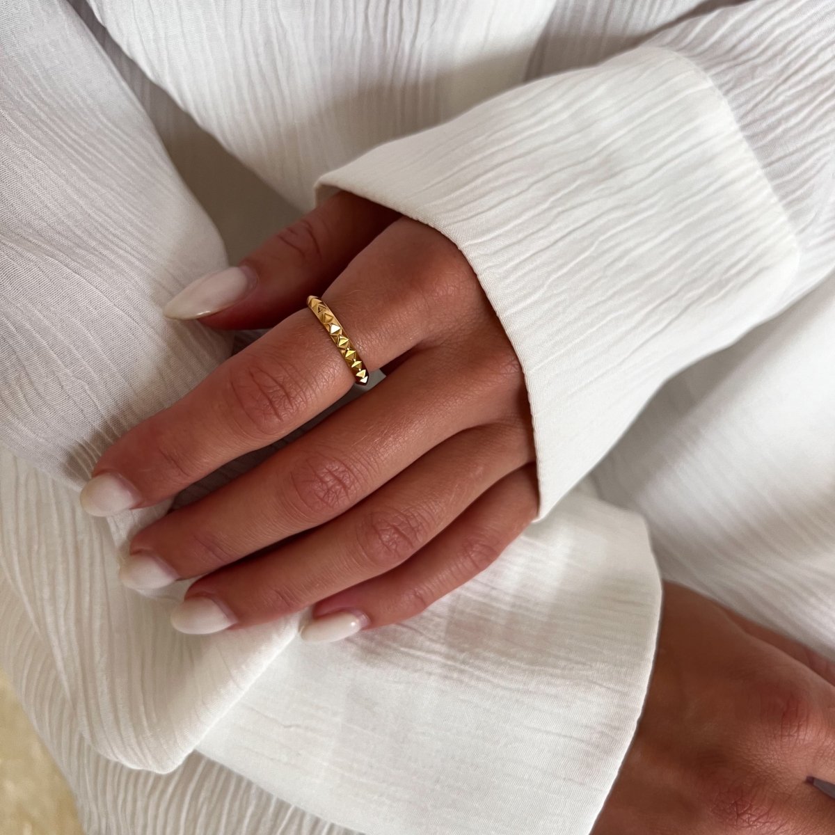 Facet Stack Ring - ByNouck Jewelry