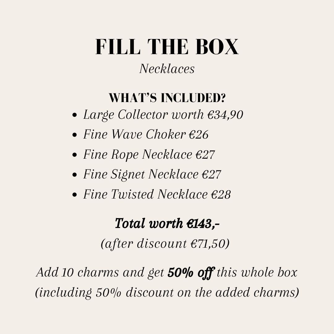 Fill The Box - 4 Necklaces - ByNouck Jewelry