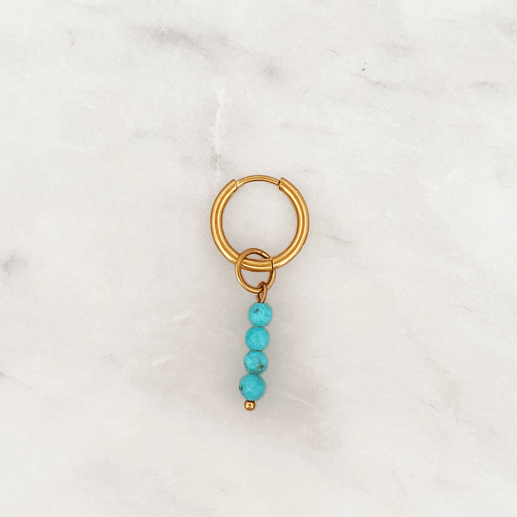 Fine Huggie Azure Beads - ByNouck Jewelry