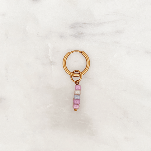 Fine Huggie Pastel Beads - ByNouck Jewelry