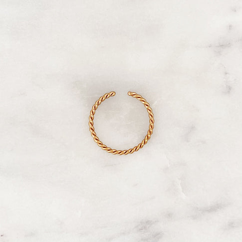 Fine Twisted Ring - ByNouck Jewelry