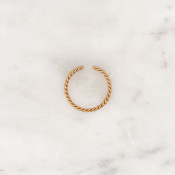 Fine Twisted Ring - ByNouck Jewelry