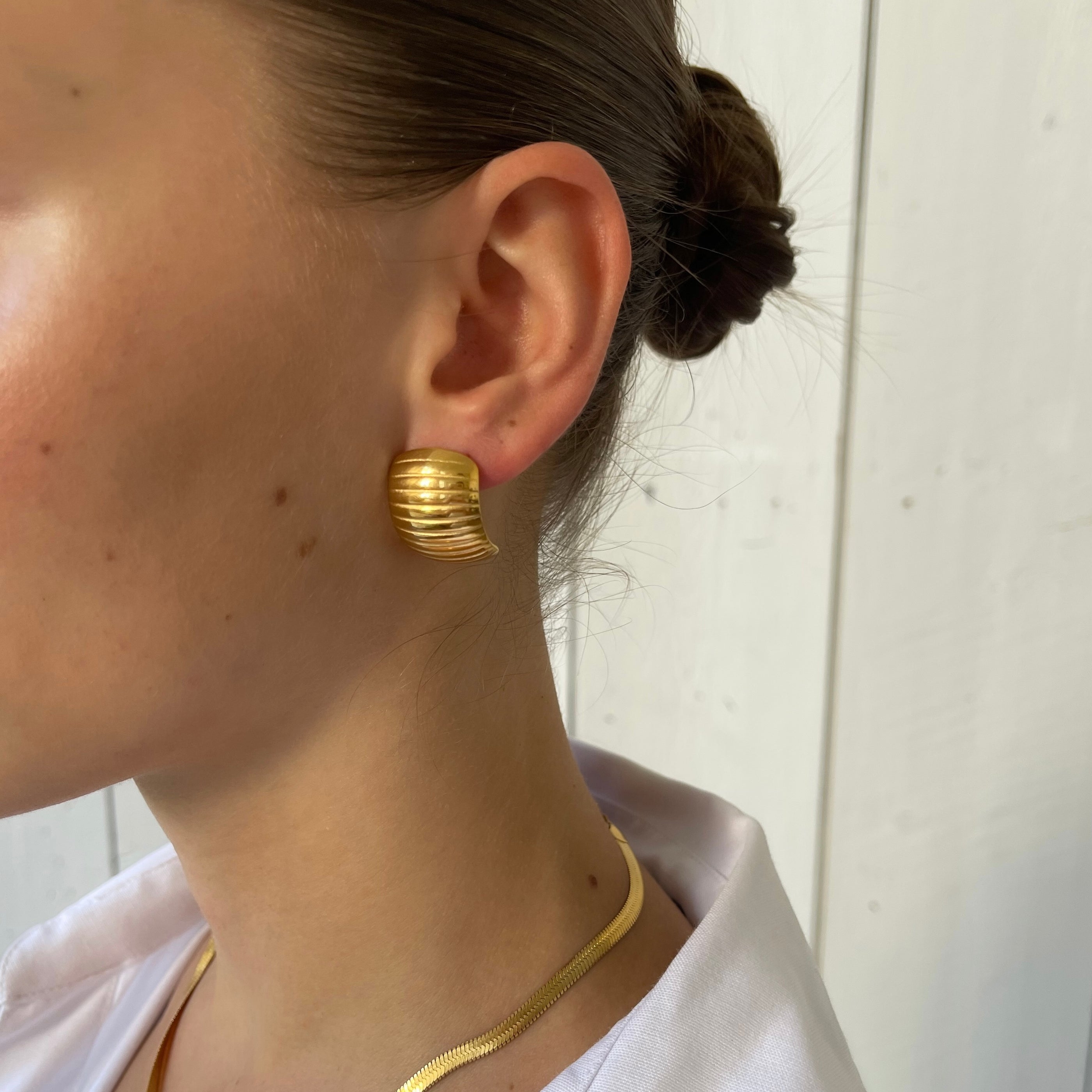 Curved Earstud Set