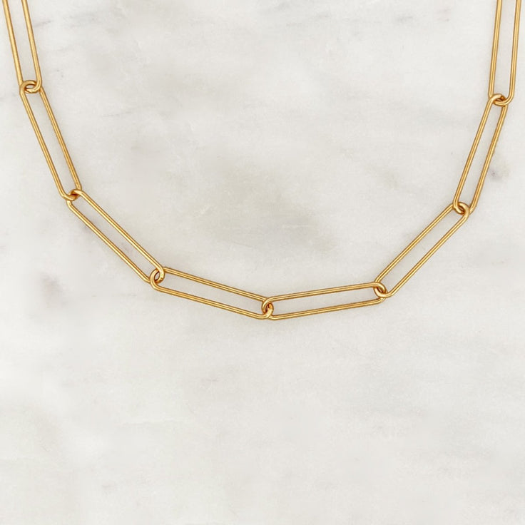 Necklace Big Oval - ByNouck Jewelry