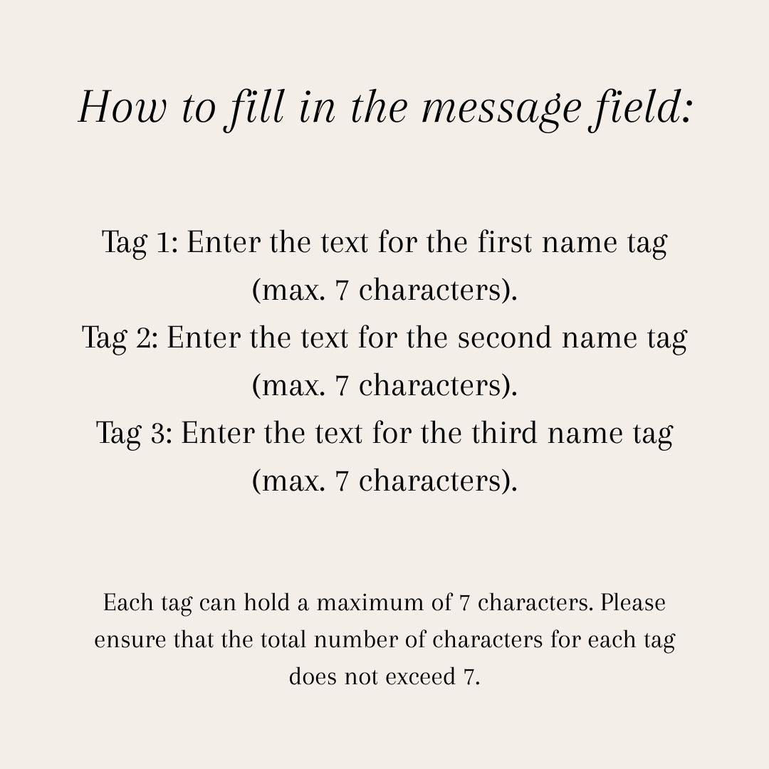 Necklace Engraved Tags - ByNouck Jewelry