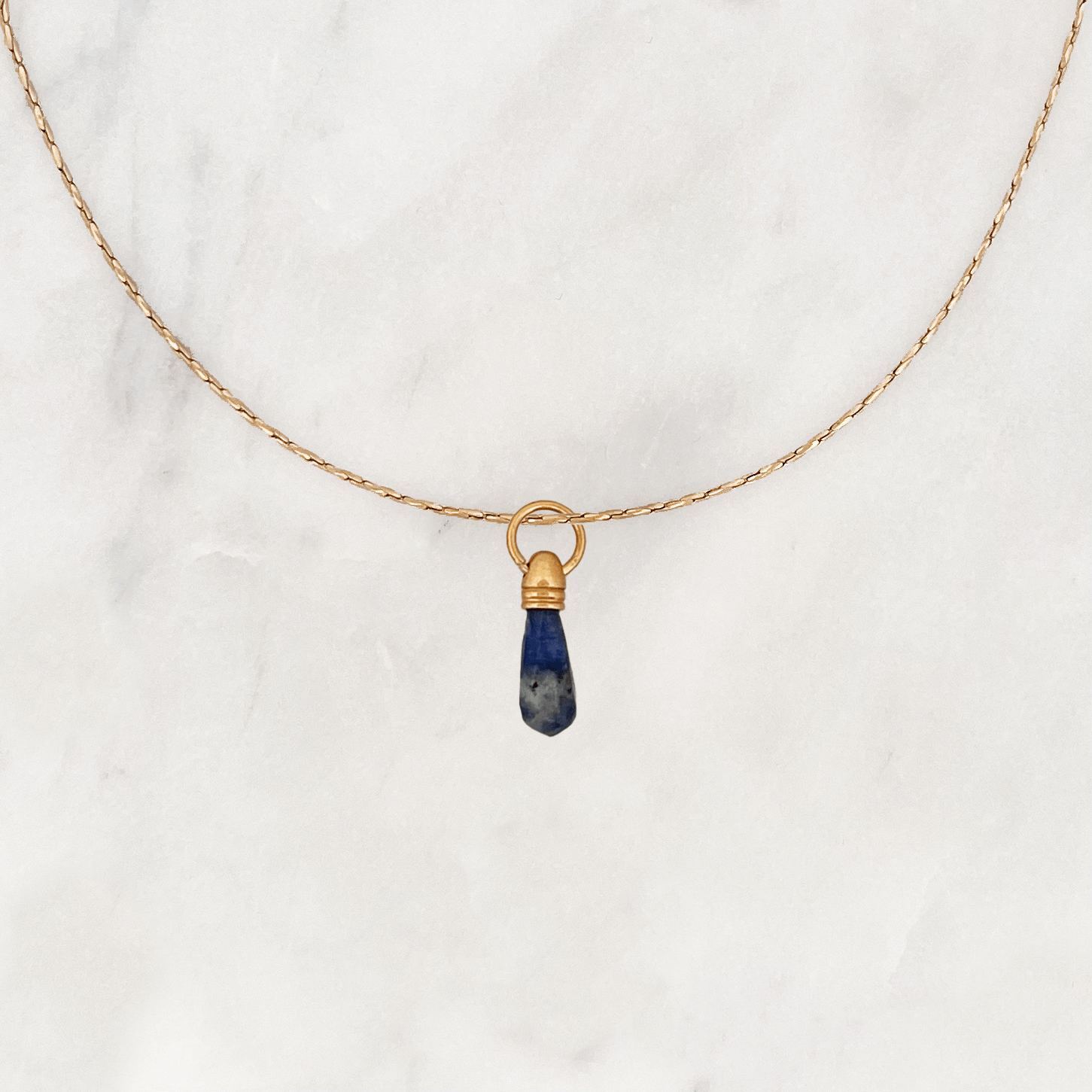 Necklace Manifest Stone Sodalite - ByNouck Jewelry