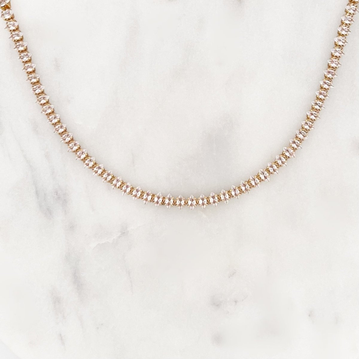 Oval Rhinestone Choker - ByNouck Jewelry
