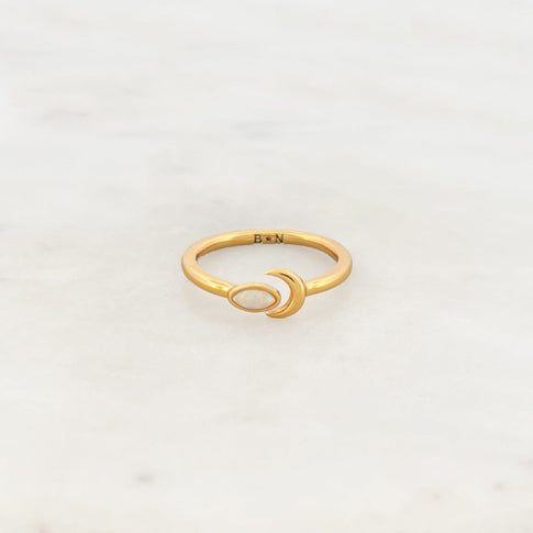 Ring Opal Moon - ByNouck Jewelry