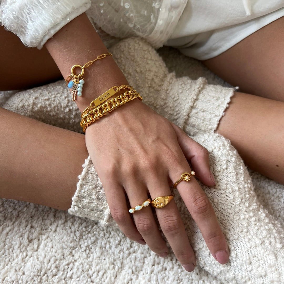 Ring Opal Stones - ByNouck Jewelry