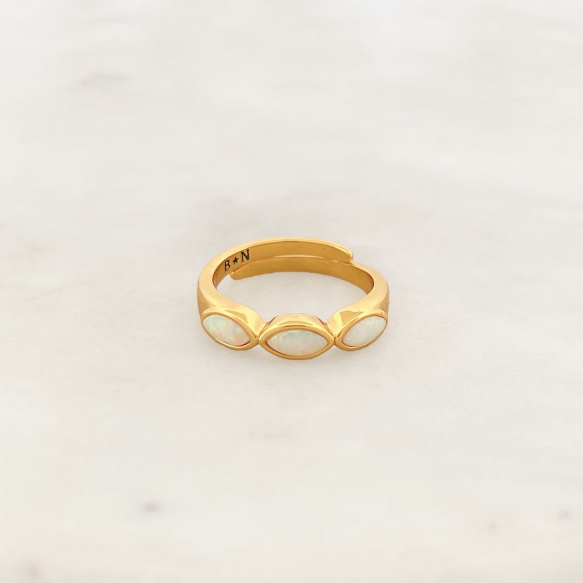 Ring Opal Stones - ByNouck Jewelry