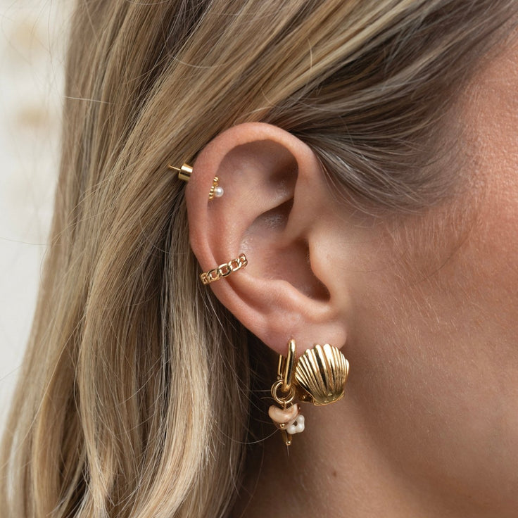 Scallop Hoop Set - ByNouck Jewelry
