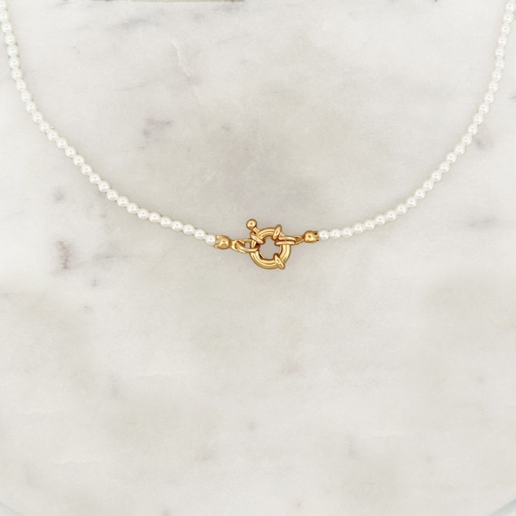 Small Shell Pearls Choker - ByNouck Jewelry
